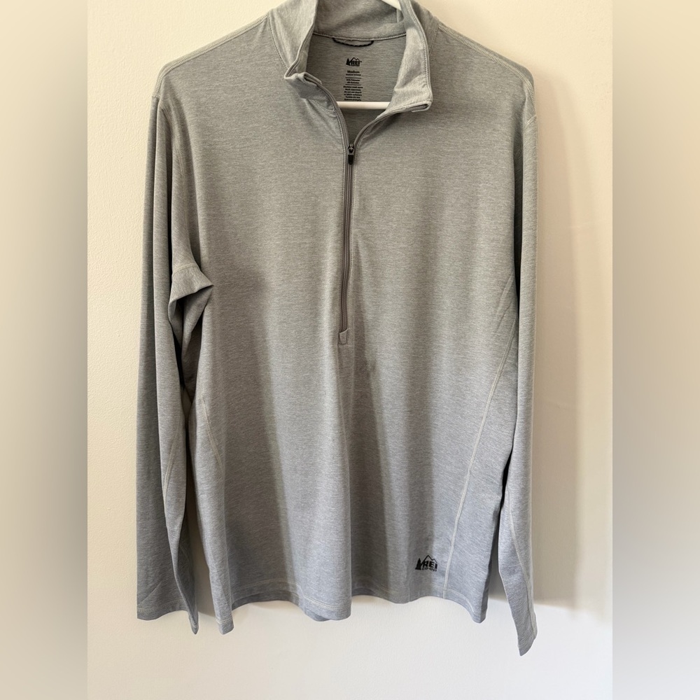 REI Co-op Lightweight Half-Zip Base Layer Top - Men's Size M - Picture 2 of 4